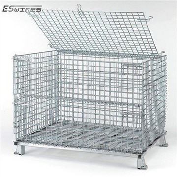 Kontenitur tal-Wire Mesh bl-Għatu