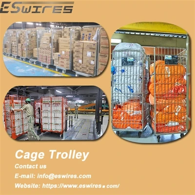 Trolley tal-gaġġa Użat fil-Magazzinaġġ U l-Loġistika