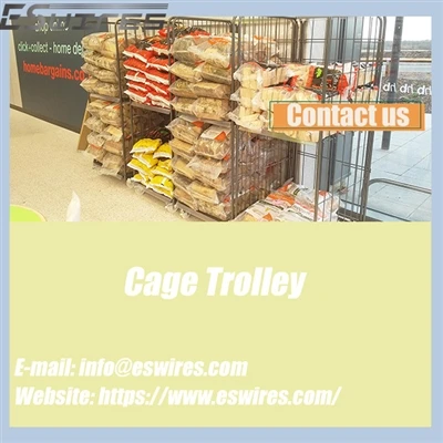 Trolley tal-gaġġa Użat fl-Industrija tal-Ikel